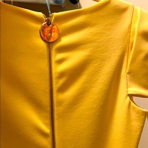 Calvin Klein Yellow Dress (Size 2)/Medium